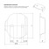 Soap dish IDDIS SENA SensSG0i42, 108x121x53 mm, matte glass