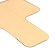 The substrate for eclair, gold - white, 12.5 x 14 x 0.1 cm, 0.8 mm