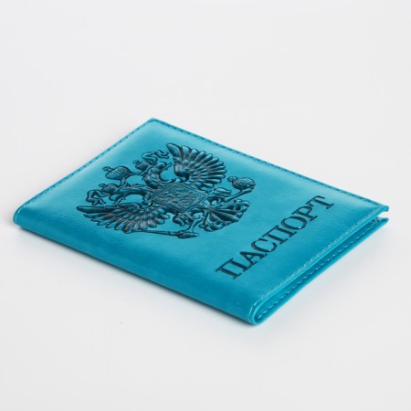 Covers for passport, turquoise color-3