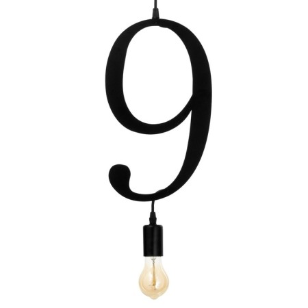 Bayerlux lamp "Figure 9" E27 40W Black 35x21 cm-1