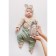 Soft toy 3 in 1 "kitten" with a metric, with cherry bones, 19.5 cm