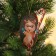 New Year's wooden pendant "New Year! Cute hedgehog "