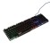 Kumo Unicorn K01 keyboard, game, wired, membrane, 104 keys, USB, subvy, black
