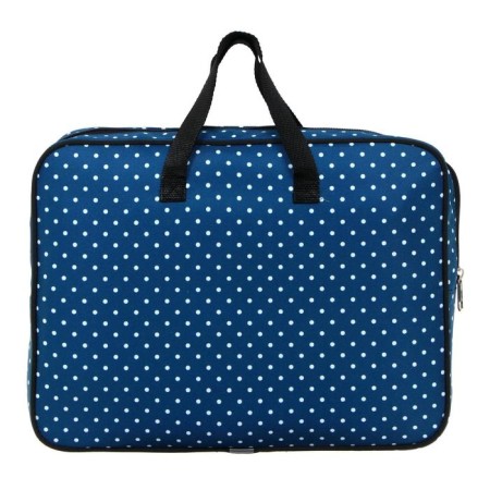 Folder with handles Textile A4, 360 x 270 x 70 mm, Erich Krause French Dots 49103-2