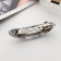 Halfish hair clip "Silva" shine blunt, 9 cm, mix