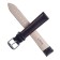 Solomon watch strap 14 mm, genuine leather, L-20 cm, black and red