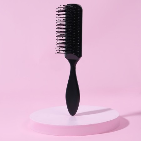 Massage comb, 3.5 × 20.5 cm, black color