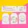 Schildik Floristic "Dary joy", set of 6 pcs., 7 x 5 cm
