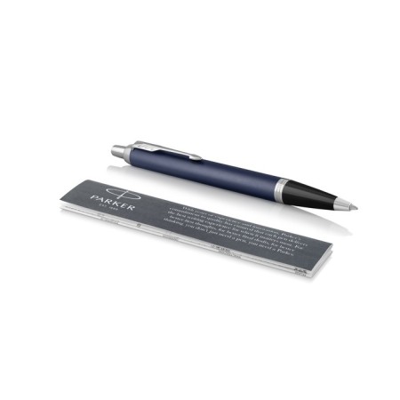 Ballic handle Parker Im Core Matte Blue Ct M, Brave Matte/ Chrome Boetry, Blue Ink-4