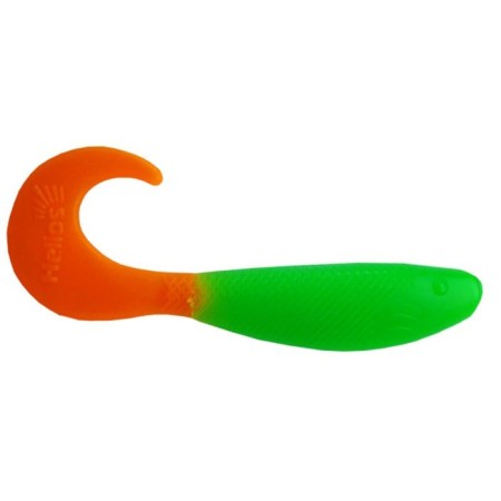 Helios Hybrid Lime & Orange Twizer, 7 cm, 7 pcs. (HS-13-020)