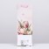 Package laminated for a bottle "Tulips", 13 x 36 x 10 cm