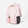 School backpack from textiles with a zipper, 5 pockets, pink color