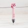 3D handle of tiger, work with PLA plastic, USB power cable, pink