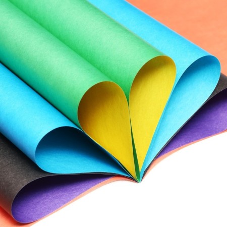 Colored paper A4, 8 sheets, 8 colors "Circus", newspaper, bilateral, on the bracket-1