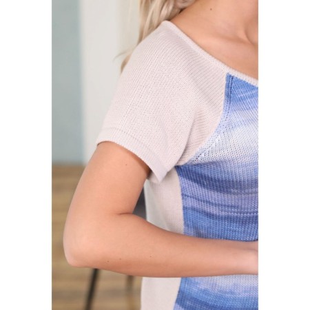 Female jumper, size 46, blue color-2