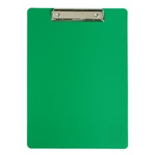 A tablet with A4 clamp, 1000 microns, calligrata economy flexible plastic, green (clipboard)