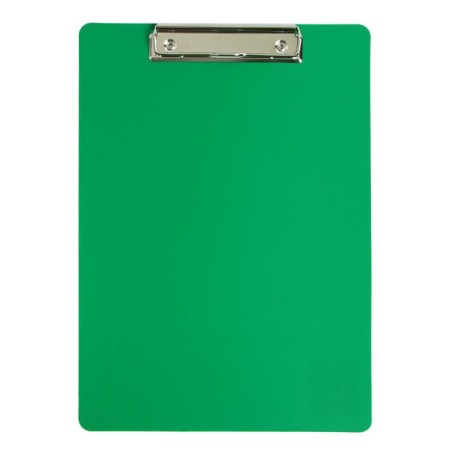 A tablet with A4 clamp, 1000 microns, calligrata economy flexible plastic, green (clipboard)