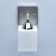 Sconces "tetro", 40W E27, color silver, chrome
