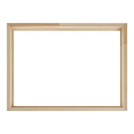 Frame for paintings (mirrors) 50 x 70 cm, profile 18 x 36 mm, liam, unpainted wood (suitable for decoration)-1