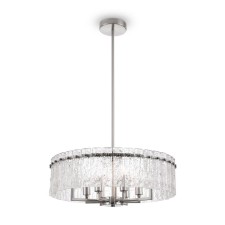 Caused Cricket FR5166PL-06N BASILICA, 500x500x800 mm, E14, 6x40W, Nickel color