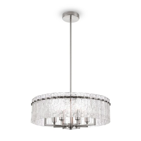 Caused Cricket FR5166PL-06N BASILICA, 500x500x800 mm, E14, 6x40W, Nickel color