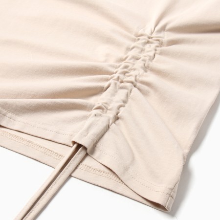 Women's T-shirt with Kulika Minaku Regular Fit: Beige color, pr 48-9
