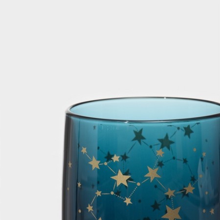Glass Glass "Nordic Zodiac", 380 ml, color London Topaz, mix-11