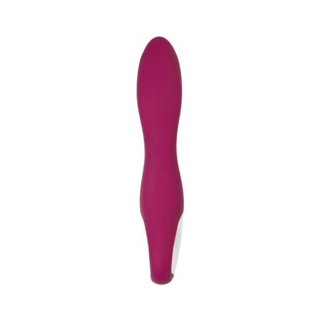 SATISFYER HEATED AFFAIR vibrator with clitoral stimulant, red color-10
