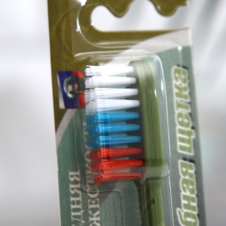 Folding toothbrush "for polite people" of medium stiffness, 1 pc.-5