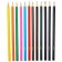 Colored pencils, 12 colors, trihedral, cold heart