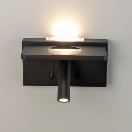 Sconces with the Citilux "Descart" CL704371 18.5x10 cm, 2x3W, LED, Black Color Black-4