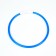 Collar - backlight ring, charging from USB, up to 70 cm, 3 glow modes, blue