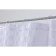 Curtain for the bathroom Quadretto, 240 x 200 cm, white color