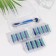 The machine is a razor and 12 interchangeable cassettes of blades, compatible with Gillette Fusion