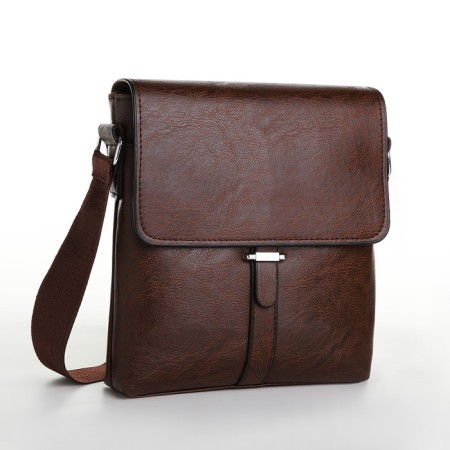 Male bag, brown color