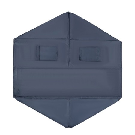 Paul for a winter tent, hexagon, 200 x 200 cm, gray-1