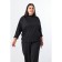 Female suit, size 58, black color