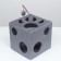 Cat house "Cube with a paw", with a toy, 40 x 40 x 40 cm