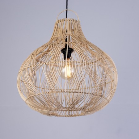 Ceiling Lamp from Rotan "Diaz", 1 × 120 W, E27, 50 × 50 × 45 cm-2