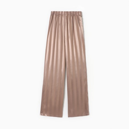 Female set (shirt, trousers) KAFTAN SILK "strip" size 40-42, powder-11