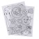 Set for creativity: applique sequins and coloring - stickers of "Smile"
