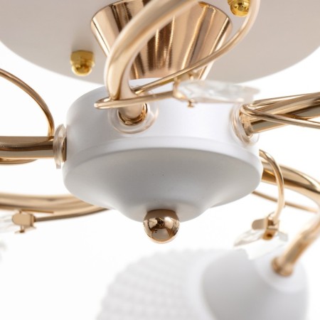 Ruxi chandelier 5he27 40W white-gold 56x56x28 cm Bayerlux-7