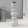 Summary of the tree on 1 candle "Ellipas" light gray 9.8x9.8x24 cm