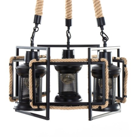 Caus -chandelier "MADILAL" 3HE27 Black 40x42x64cm Bayerlux-4