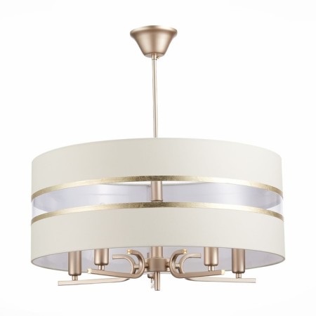 Ceiling EVOLUCE lamp. Sle300213-05. Almese. 5x40 watts, E14, 55x55x58 cm, champagne color-3
