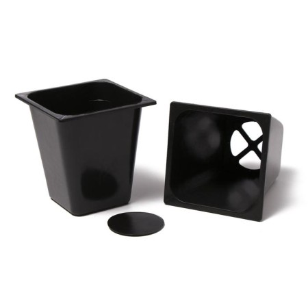 Set for seedlings: glasses of 1 l (10 pcs.), Patron 61 × 23 cm, black-6