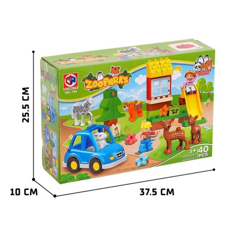 Designer "Zoo", 40 parts-4