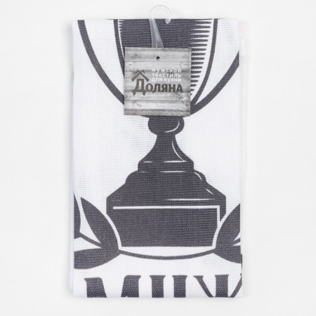The towel kitchen share "Best husband", 35x60 cm, 100% cotton, 160g/m2-4