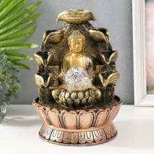 The desktop fountain from the network, backlight 