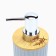 Liquid soap dispenser, gray, 350 ml